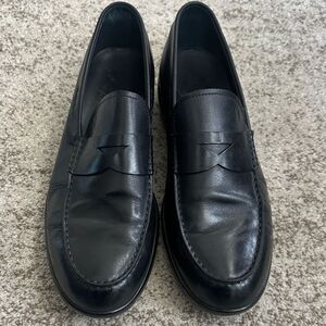 Tod’s Black Leather Men’s Penny Loafers 8.5